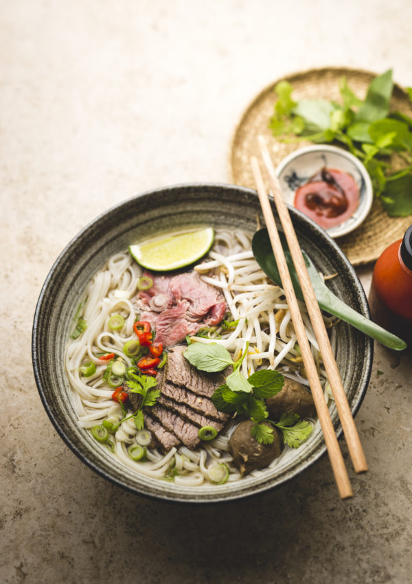 image servant à illustrer la meilleure recette du Pho bo soupe vietnamienne