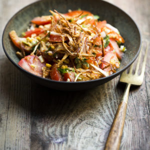recette de la salade de tomates birmane
