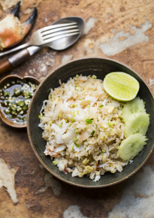 Khao phad poo – riz sauté au crabe