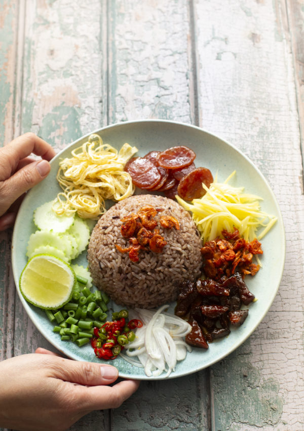 Khao kluk kapi – Riz sauté au kapi